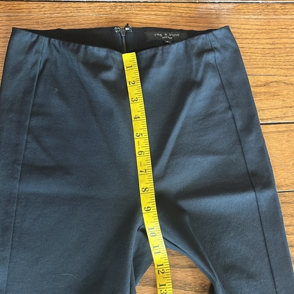 Rag and Bone Stretch Zipper at Back Black Size 2 - Picture 6 of 12